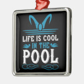 スイミング – ライフカッコいいはプール内 メタルオーナメント (左)