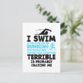 スイミング – 私は泳ぐ ポストカード (スタンド正面)
