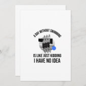 スイミング(5) サンキューカード (正面/裏面)