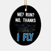 スイミング – I Fly セラミックオーナメント (右)