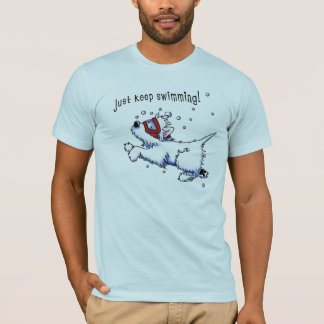 スイミ保ングウェスティー Tシャツ