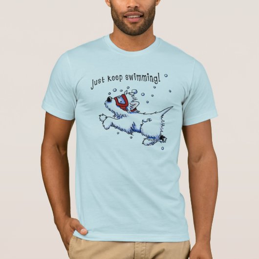 スイミ保ングウェスティー Tシャツ (正面)