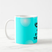 スイムおもしろい引用文-泳ぐ人用コーヒーマグ コーヒーマグカップ (左)