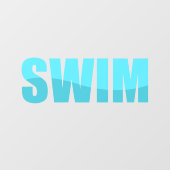 スイムウィンドウにしがみつく ウィンドウサイン (シート)