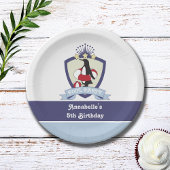 スイムクラブクレストペンギンキッズプール誕生日パーティー ペーパープレート