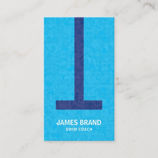 スイムコーチ 名刺 (正面)