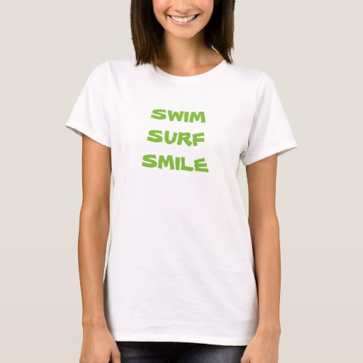 スイムサーフスマイル Tシャツ (正面)