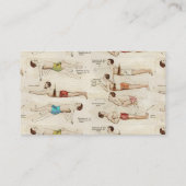 スイムスクール水泳先生ヴィンテージ 名刺 (裏面)