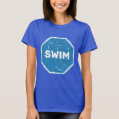 スイムストップ標識 Tシャツ (正面)