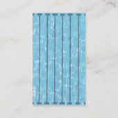 スイムチームコーチスイミングレッスンプールクリーナー 名刺 (裏面)