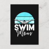 スイムチームマモマモールスクールスイミングミート泳ぐ人 エンクロージャーカード (正面)