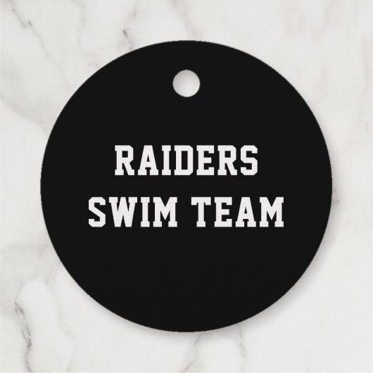 スイムチーム名または文字カスタムスイミングとダイビング フェイバータグ (裏面)