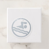 スイムチーム名または文字カスタムスイミングとダイビング フェイバータグ (箱)