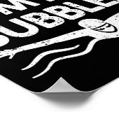 スイムチーム泳ぐ人おもしろいスイミング恋人 ポスター (角)