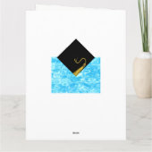 スイムチーム泳ぐ人卒業 カード (裏面)