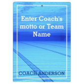 スイムチーム クリップボード (裏面)