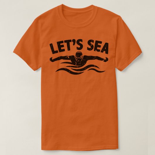 スイムチーム Tシャツ (デザイン正面)