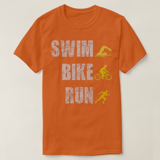 スイムバイク走トライアスロン33 Tシャツ (デザイン正面)