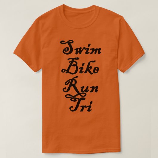 スイムバイク走トリ1 Tシャツ (デザイン正面)