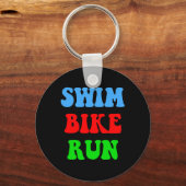スイムバイ走 キーホルダー (正面)