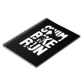スイムバイ走 ノートブック (左側)