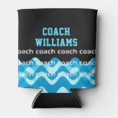 スイムパーソナライズされたまたはダイブコーチクーラーボックス 缶クーラー (正面)