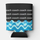 スイムパーソナライズされたまたはダイブコーチクーラーボックス 缶クーラー (裏面)