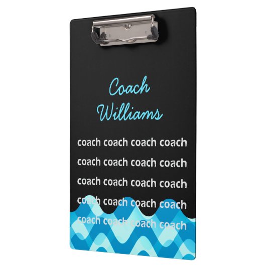スイムパーソナライズされたコーチまたはダイビングコーチのクリップボード クリップボード (左)