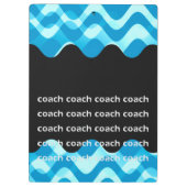 スイムパーソナライズされたコーチまたはダイビングコーチのクリップボード クリップボード (裏面)