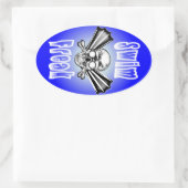 スイムフリークオーバルステッカー 楕円形シール (バッグ)