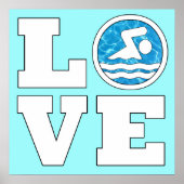 スイムラブスイミングとダイビングカスタマイズ ポスター (正面)