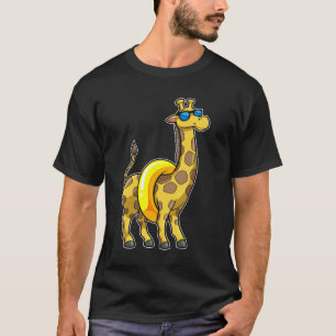 スイムリング&サングラスとビーチキリン Tシャツ
