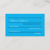 スイムレーン泳ぐコーチ泳ぐトレーナースイミングプール 名刺 (裏面)