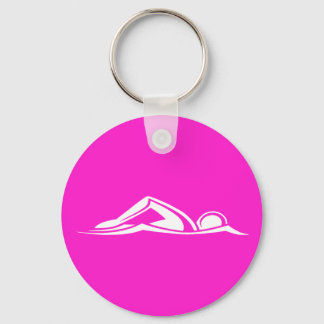 スイムロゴキーチェーンピンク キーホルダー