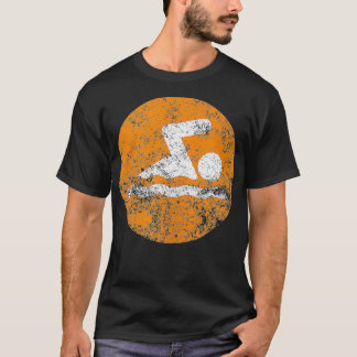 スイムヴィンテージオレンジスイムアイコン Tシャツ