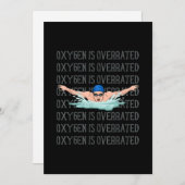 スイム泳ぐ人ラブおもしろいスイミングボーイスポーツ シーズンカード (正面/裏面)