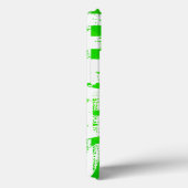 スイム；ネオングリーンストライプ Case-Mate iPhoneケース (裏面 / 右)