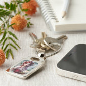 スイリーに咲く美しい7月の妖精 キーホルダー (側面)