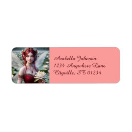 スイリーに咲く美しい7月の妖精 ラベル