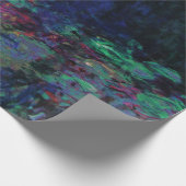 スイリーグリーンポンドクロードモネダークフローラ ラッピングペーパー (角)