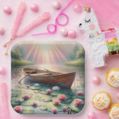 スイリ素朴の古いボート ペーパープレート (パーティー)