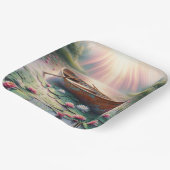 スイリ素朴の古いボート ペーパープレート (傾斜あり)