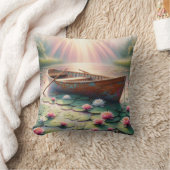 スイリ素朴スの古いローボート クッション (ブランケット)