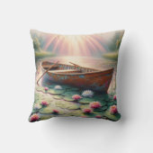 スイリ素朴スの古いローボート クッション (裏面)