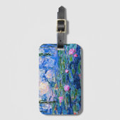 スイリ1919有名なモネ絵画の ラゲッジタグ (正面縦)