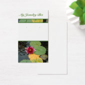 スイレンのイヤリングカード (デスク)