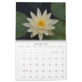 スイレンのカレンダー カレンダー (1月 2027)
