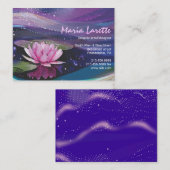 スイレンの名刺の芸術デザイナー 名刺 (正面/裏面)