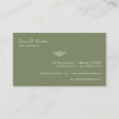 スイレンの名刺 名刺 (裏面)