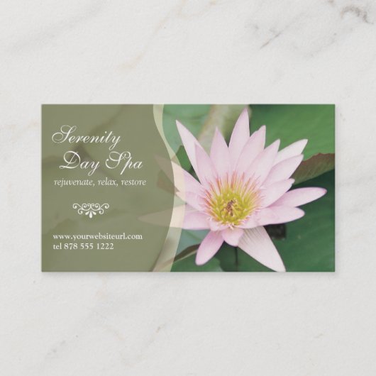 スイレンの名刺 名刺 (正面)